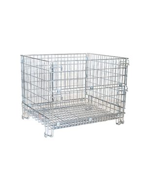 Folding Wire Pallet Cage